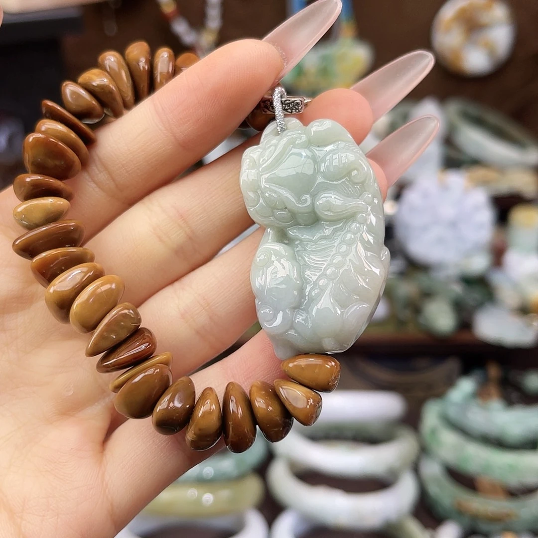 翡翠未镶嵌手链手链