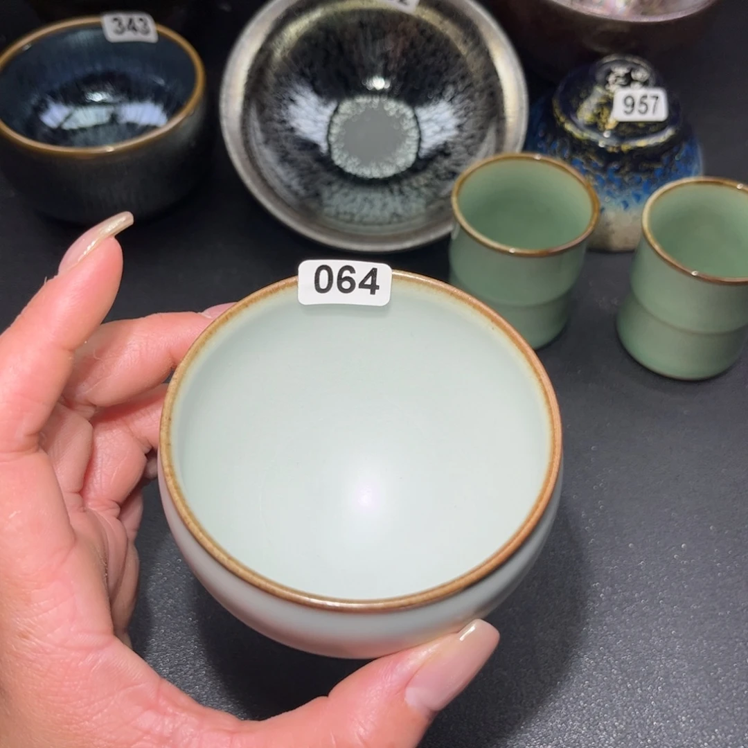 茶盏64 建盏单盏放大漏…………