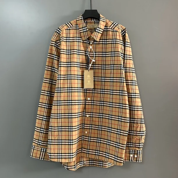 未使用 BURBERRY/博柏利 巴宝莉经典格纹衬衫