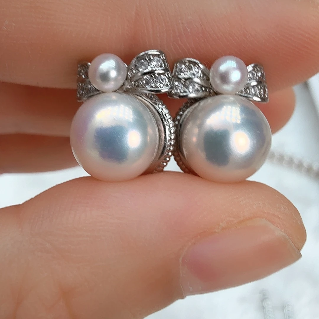 未镶嵌淡水珍珠耳饰