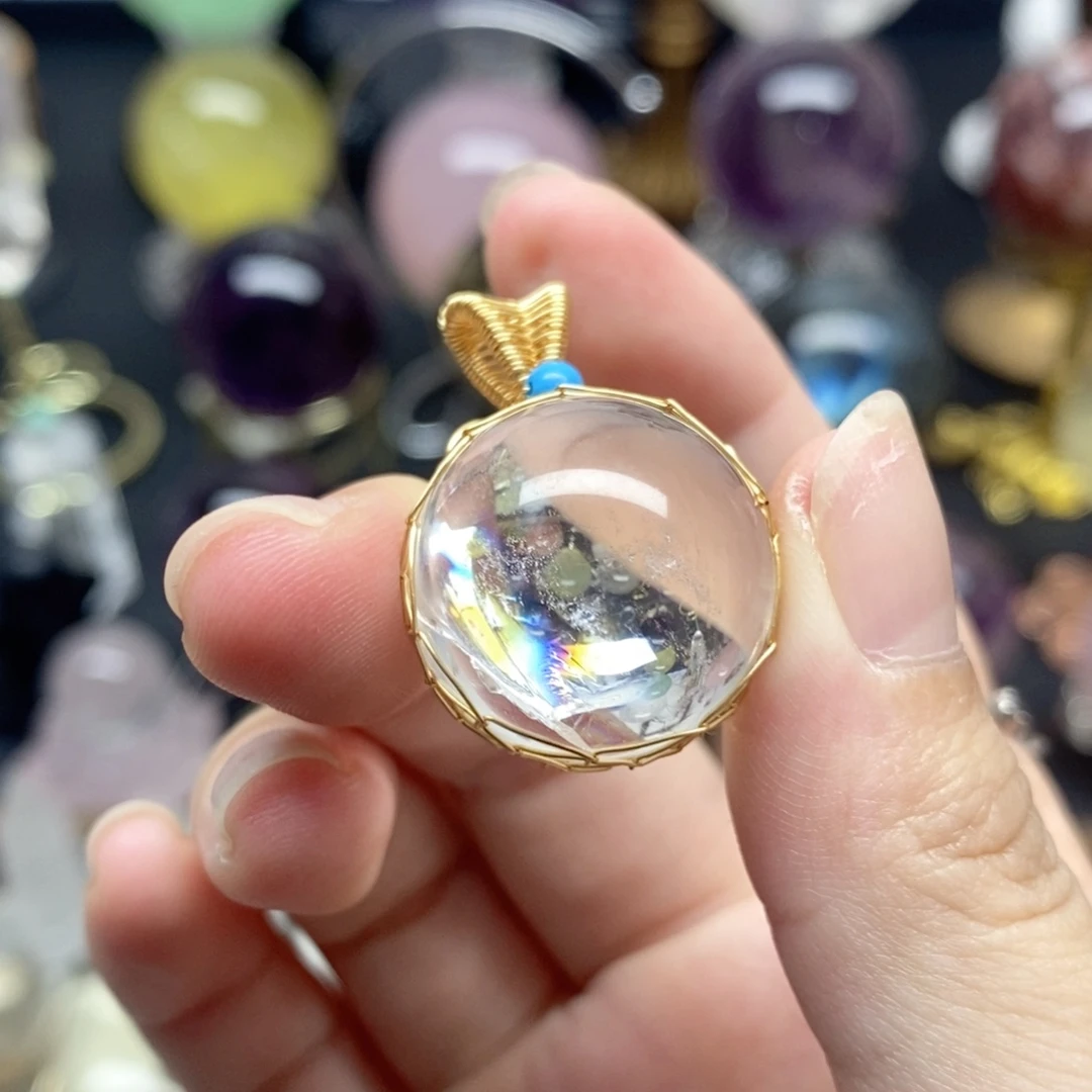 珠宝半成品水晶银S925镶嵌