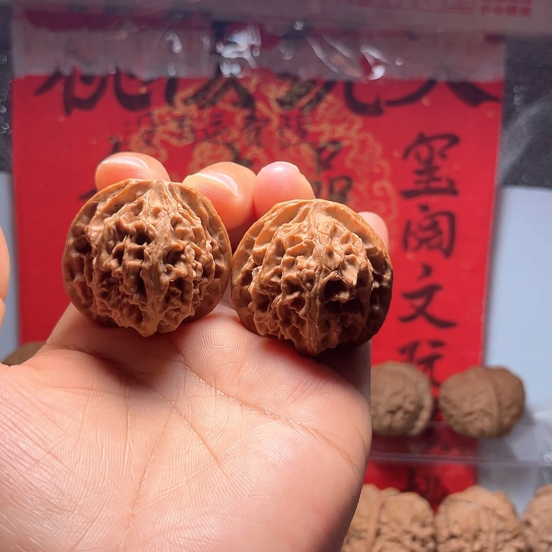 文玩核桃把件3.9尺苹果园（小尖小修）