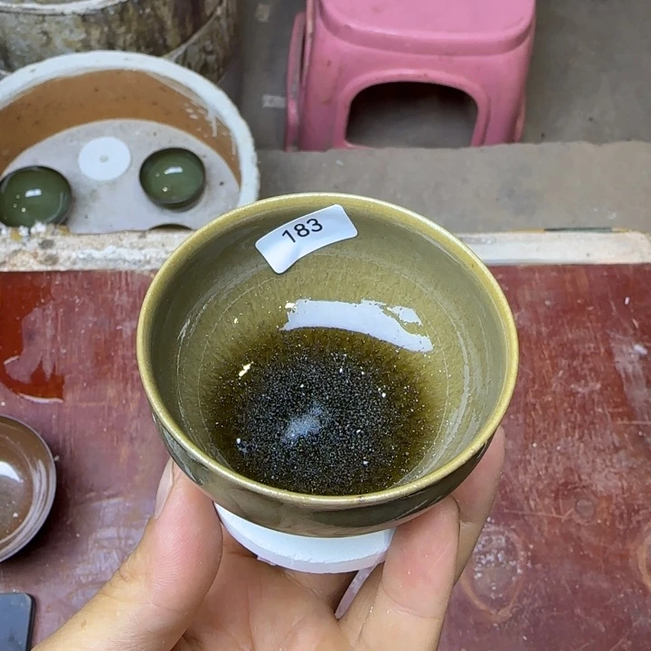 阳***伙茶盏青钰龙窑茶具183