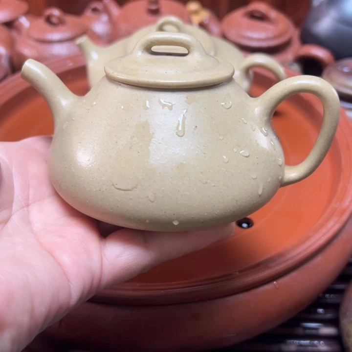 茶壶紫砂宜兴原矿本绿御皇段