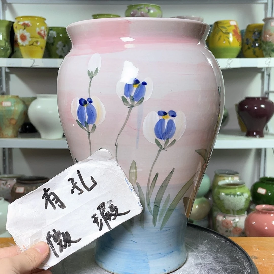 景德镇陶瓷花盆花器暇256