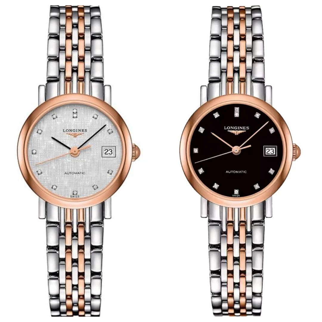 99新 Longines/浪琴 博雅309/机械/带金钻刻/表径25.5mm/女士腕表