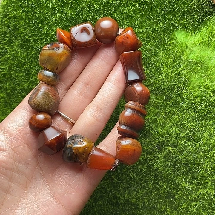 玛瑙/玉髓合金珠宝半成品