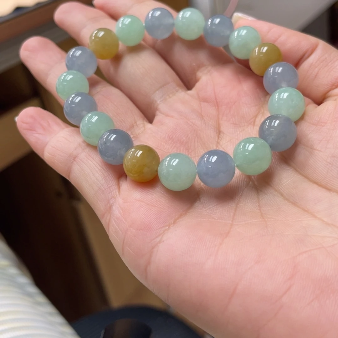 颈饰未镶嵌翡翠卡10多宝手串