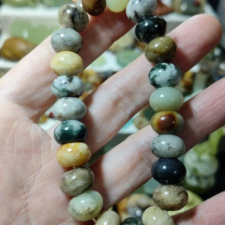 岫玉手串款式未镶嵌