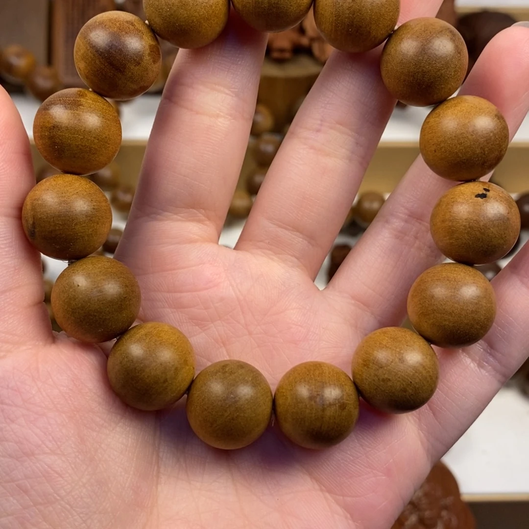 手串/手链檀香木老山檀香1.5横纹奶香微瑕福利