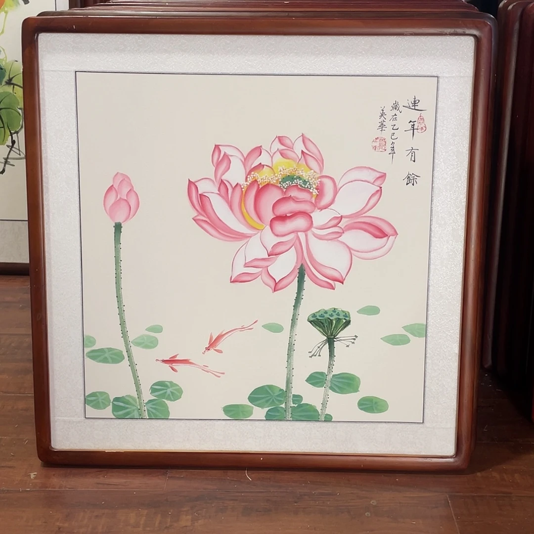 国画带框尺寸63*63厘米