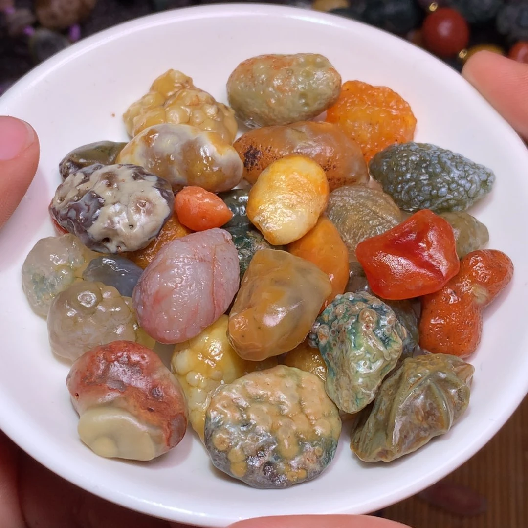 未镶嵌玛瑙/玉髓珠宝半成品