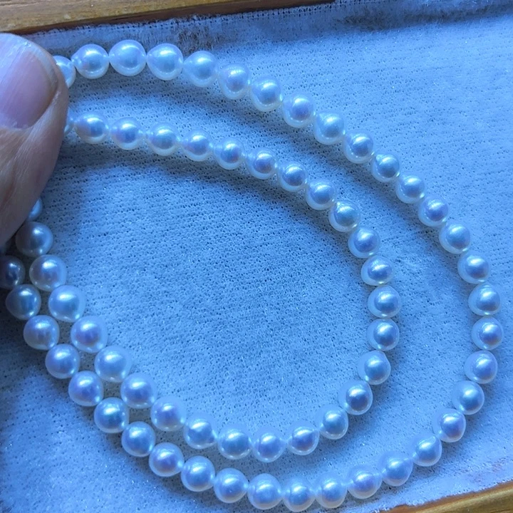 淡水珍珠颈饰银S925镶嵌