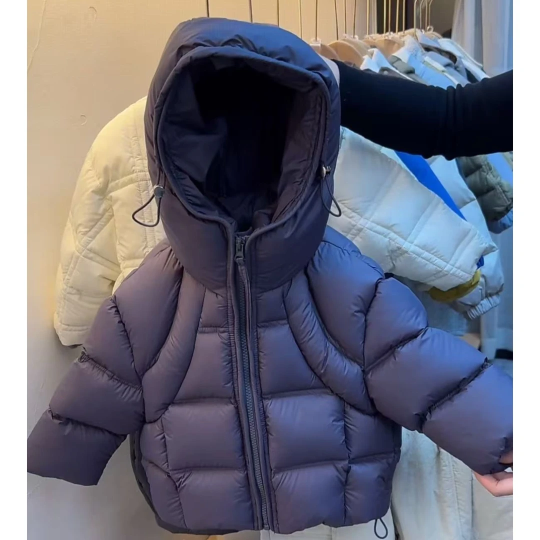 【糖】～巨厚 白鸭绒 冬季新品儿童帅气羽绒服连帽外套加厚保暖