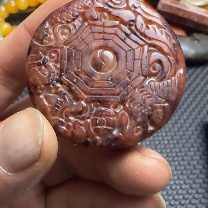 紫金钵盂菩提吊坠