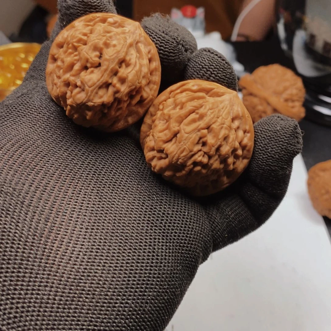 文玩核桃把件小***A004莲花38