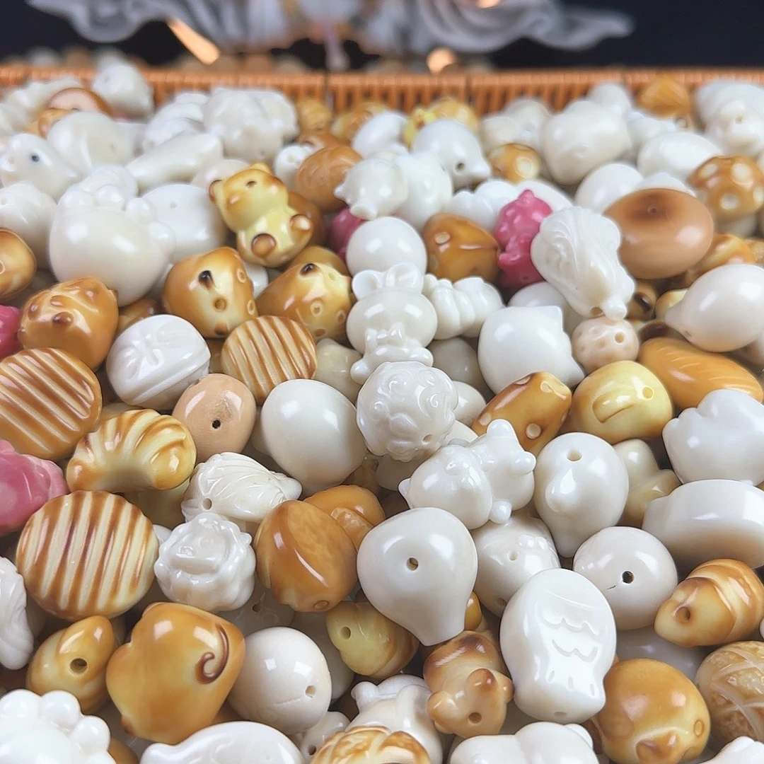 菩提根/象牙果吊坠小瑕疵牙果雕刻件50颗福利不退不换