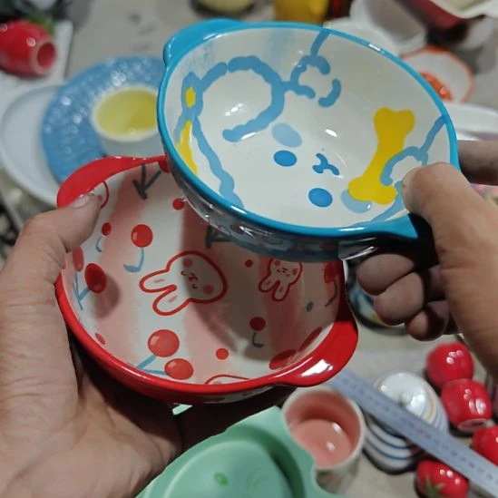 欧式，陶瓷餐具杯碗盘微瑕介意慎拍