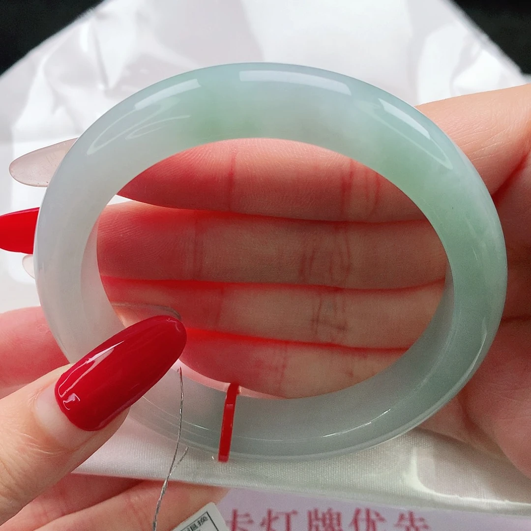 未镶嵌手镯翡翠57圈