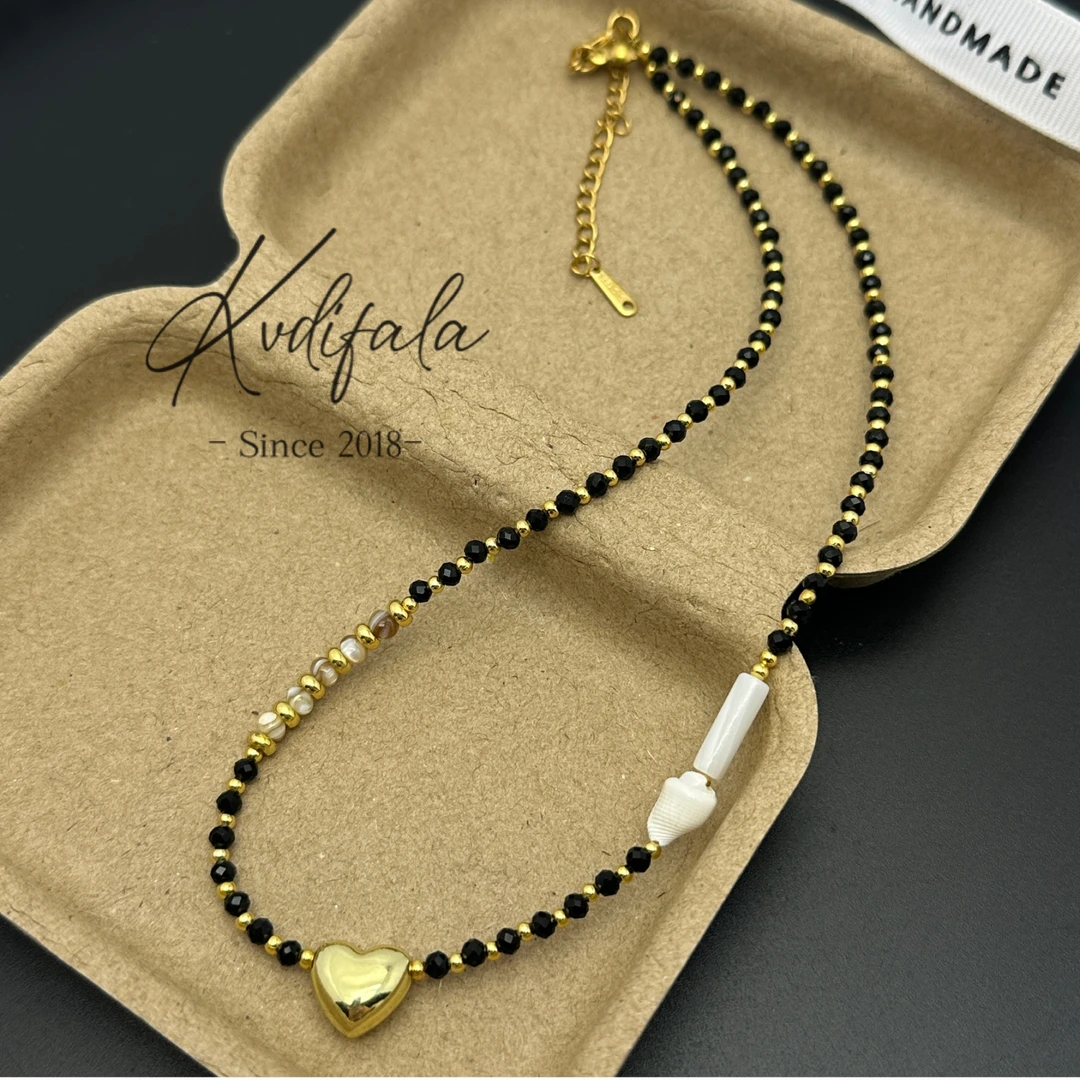 钛钢项链 2012手工气质轻奢时尚百搭复古简约拼接颈链饰品链子