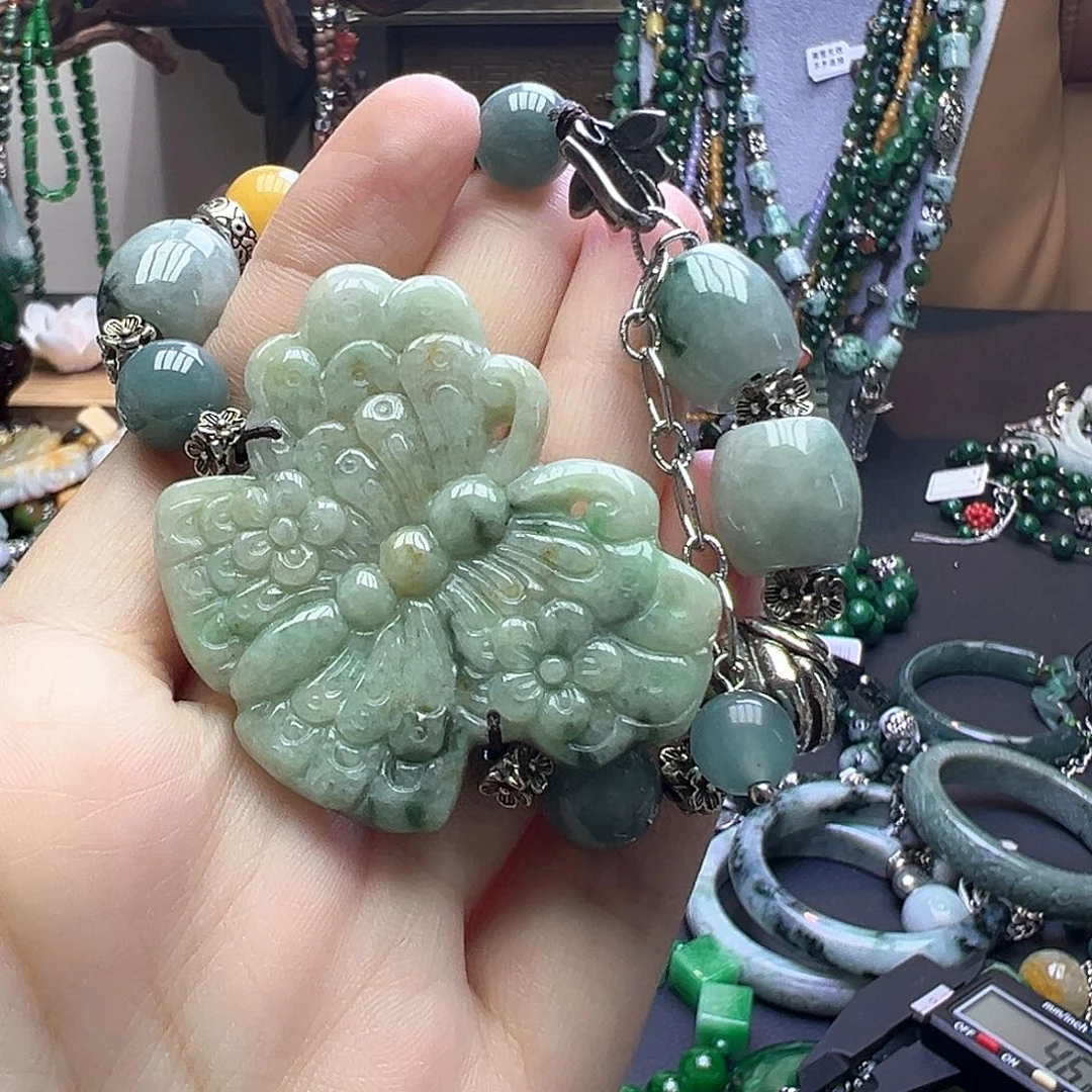 翡翠未镶嵌手链99