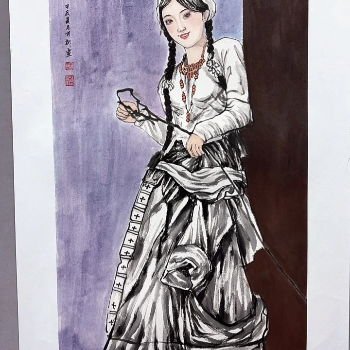 国画亲笔手绘放心去藏