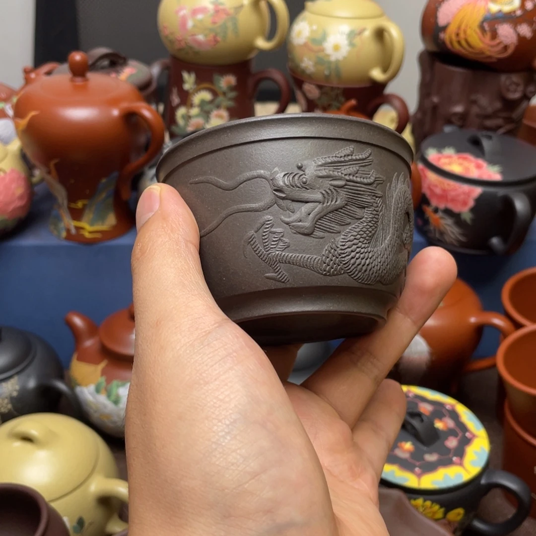 紫砂茶杯紫砂主人杯150cc