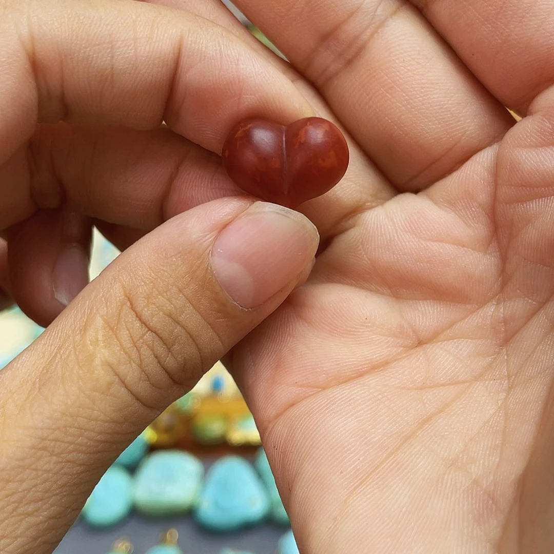 南红玛瑙未镶嵌吊坠(不含链)