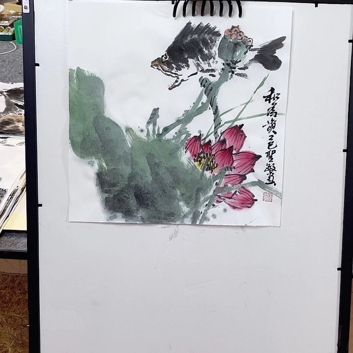 国画张圣敏先生纯手绘作品
