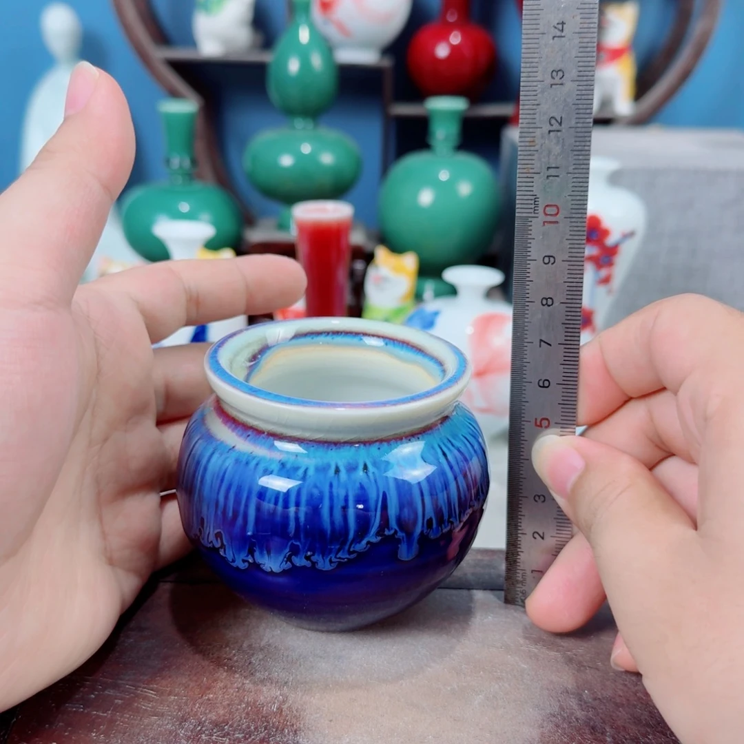 陶瓷手工小花器摆件