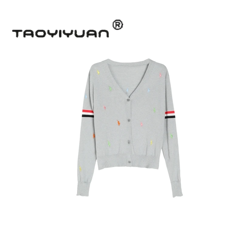 【宠粉专属】轻奢重工刺绣毛衣彩色刺绣针织衫套头冰丝衫长袖