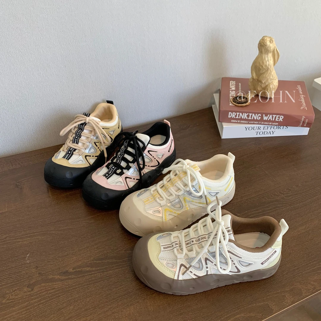 【eohn】2025夏季丑萌运动鞋透气时尚休闲低帮小众学生百搭韩版ins