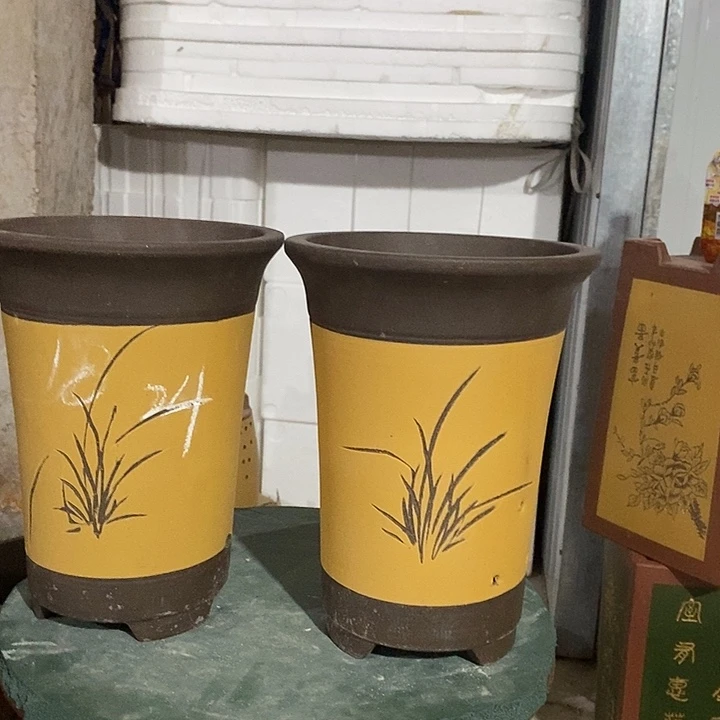 紫砂花盆紫砂花盆