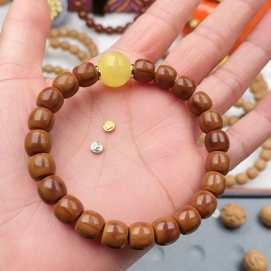 【闪购商品】猴头核桃手串清*猴头核桃精品银标