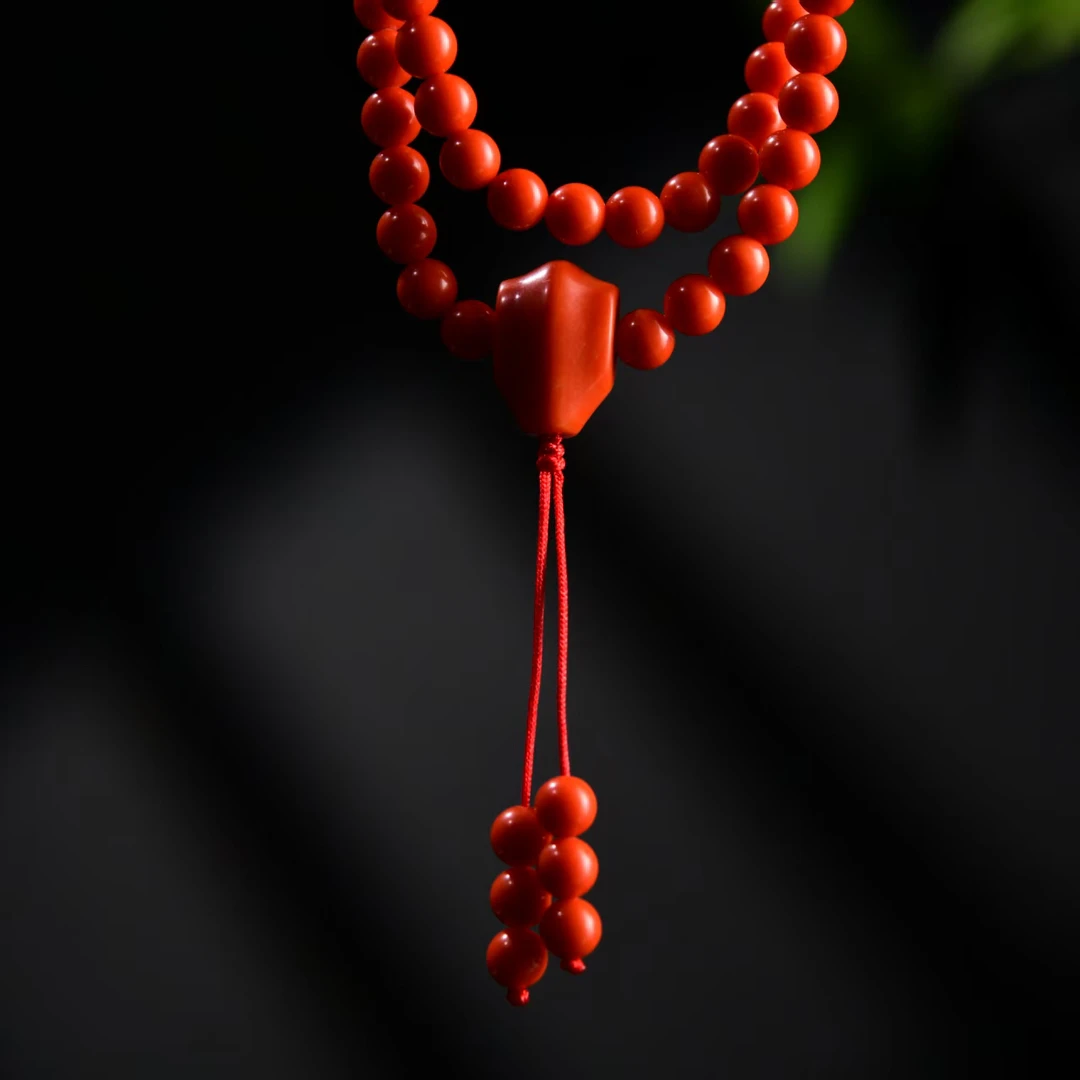 XM 236主播推荐 台湾 阿抹 圆珠长链108颗 6mm