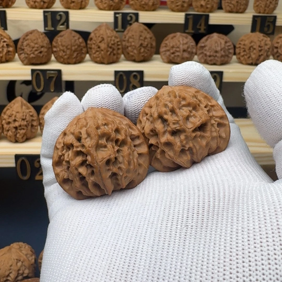 通***）核桃手串/手链文玩核桃麻核桃野生