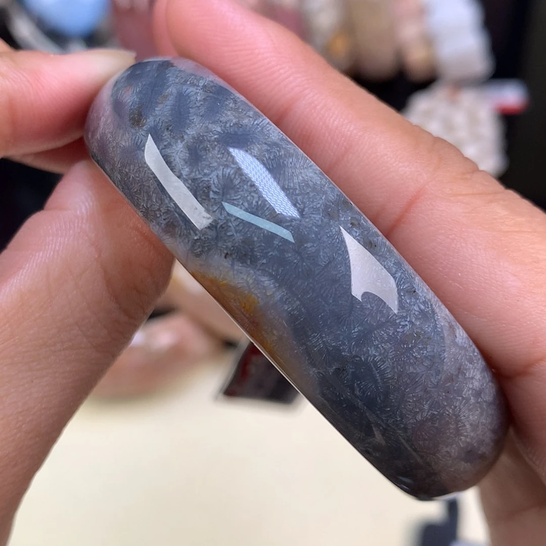 【闪购商品】颈饰未镶嵌硅化珊瑚（珊瑚玉）19号蓝虫55圈