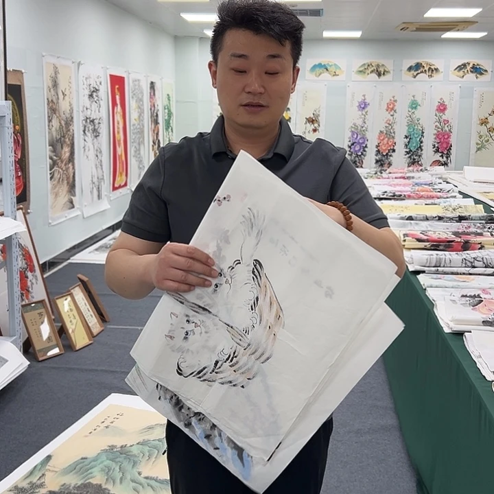 国画国画作品宣纸纯手绘