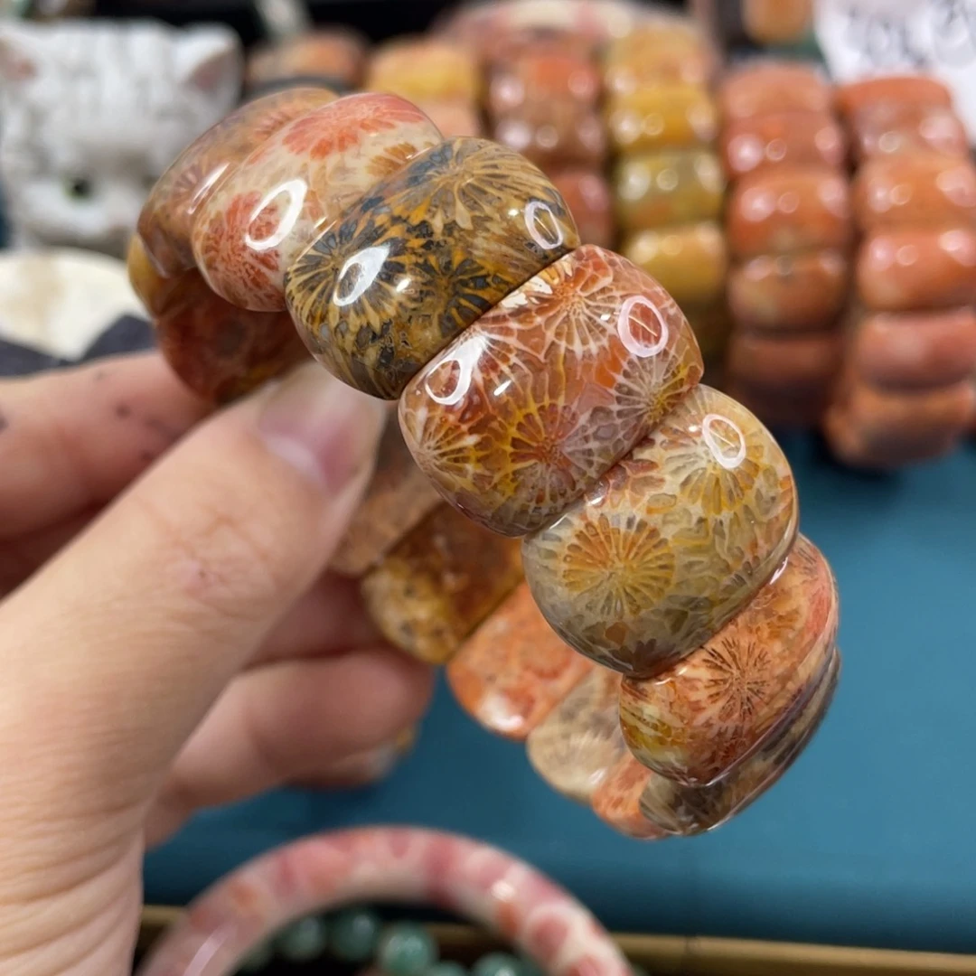 未镶嵌手镯硅化玉