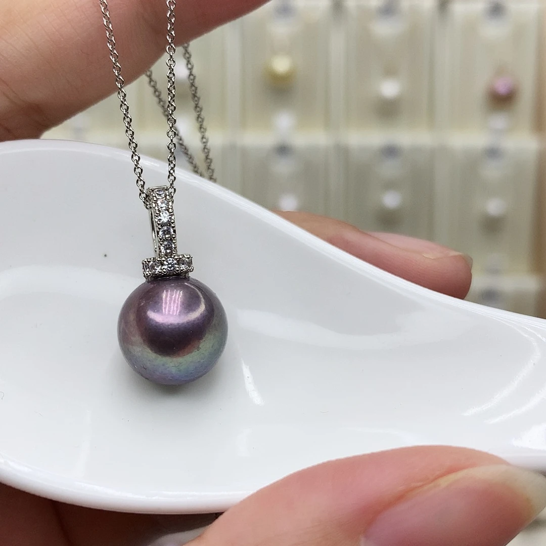 淡水珍珠吊坠(赠链)合金