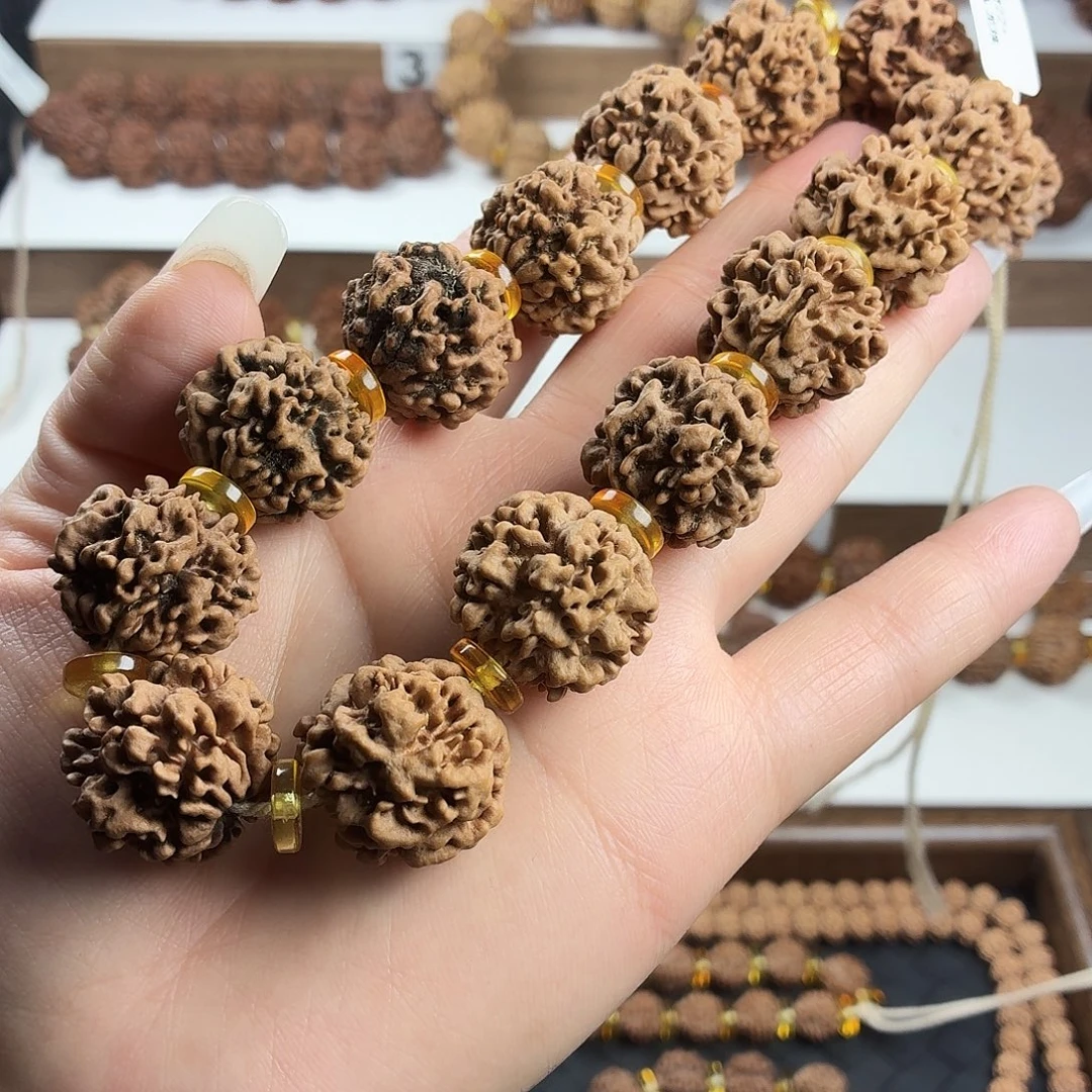 金刚菩提手串原生态精品0瓣龙焰