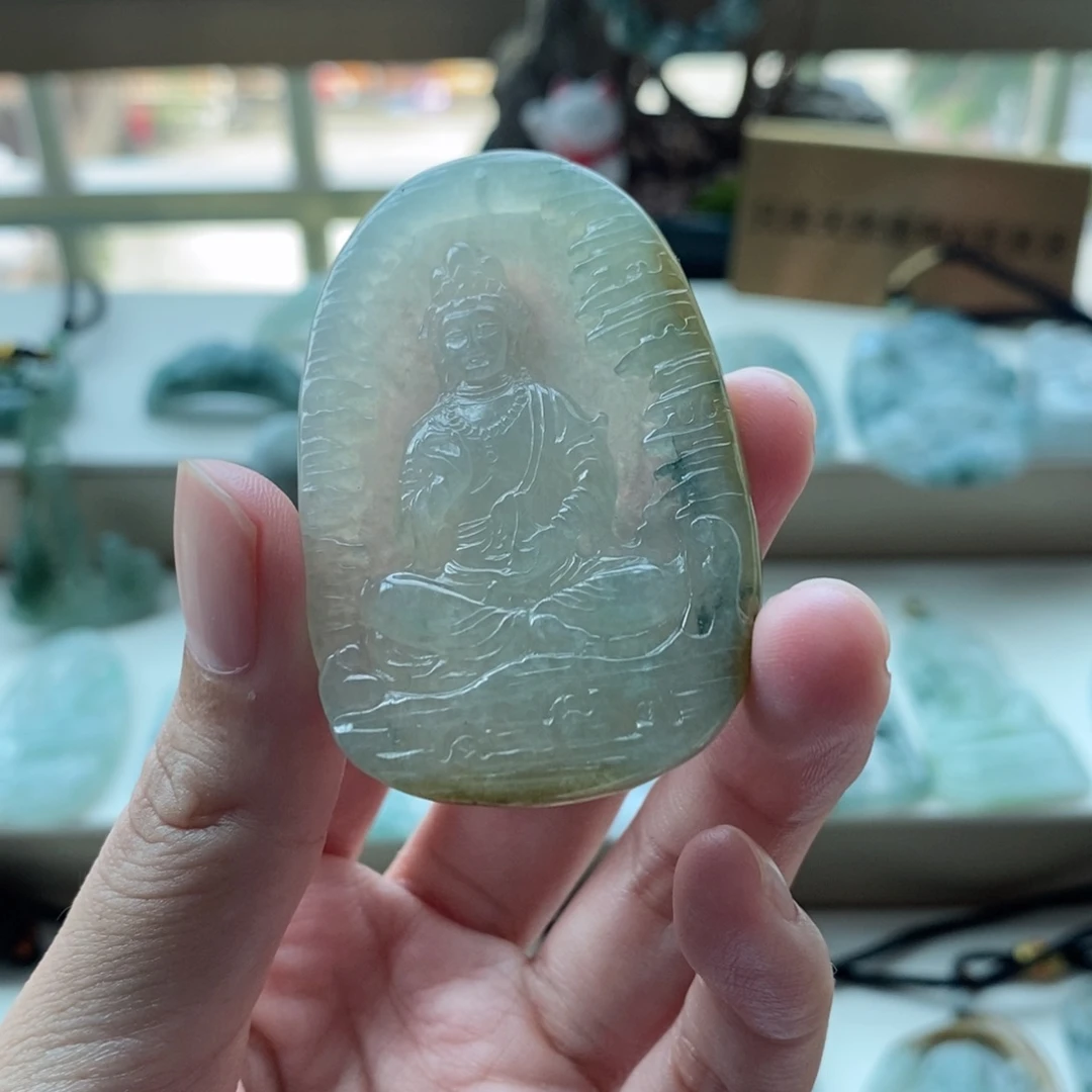 【闪购商品】颈饰未镶嵌翡翠天然缅甸A货翡翠