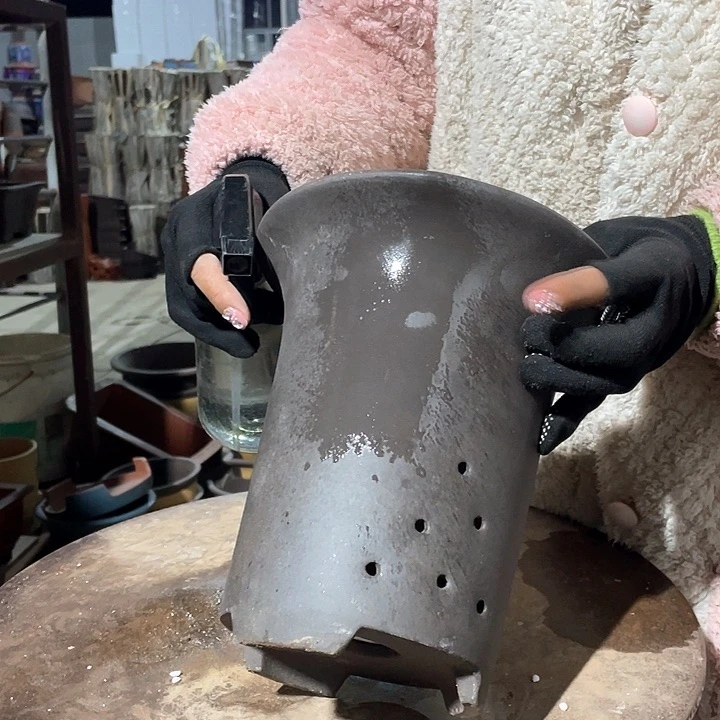 紫砂素面兰花盆21花盆花盆