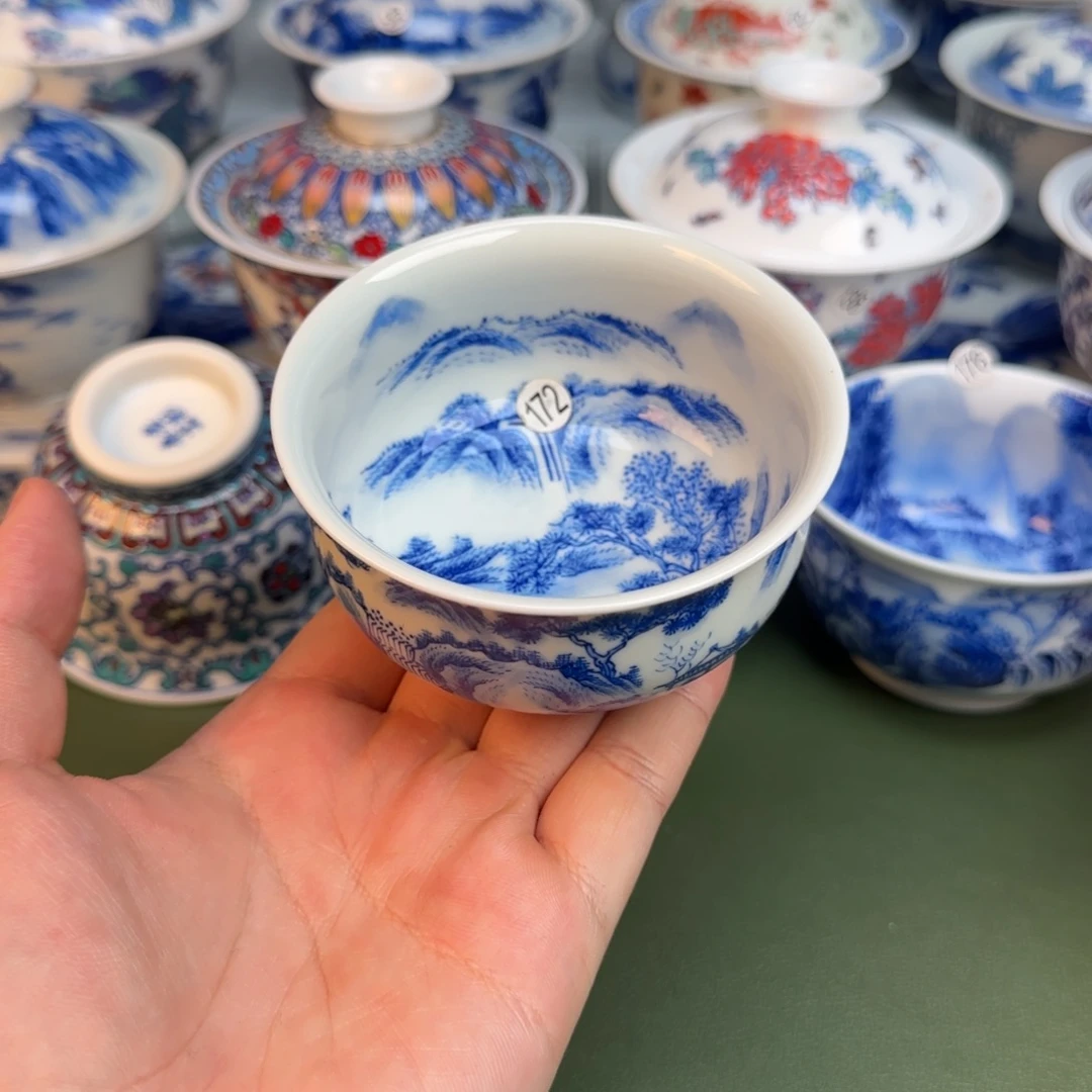 彦祖纯手工手绘茶具172