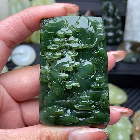 和田玉未镶嵌颈饰?***泰