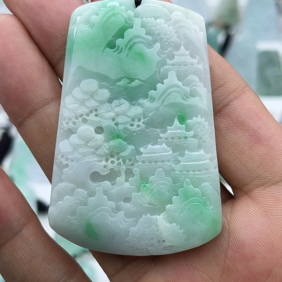 翡翠未镶嵌颈饰翡翠