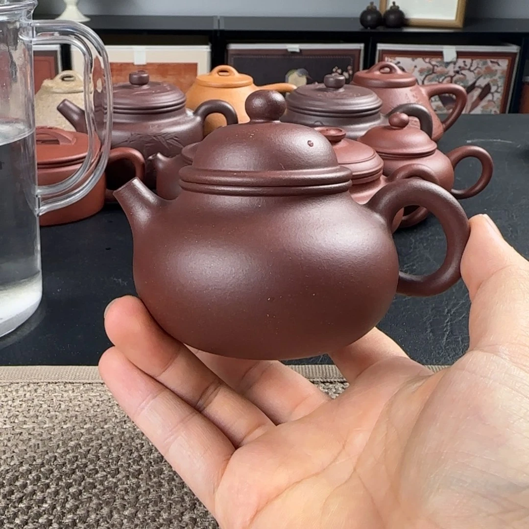 扶***.茶壶紫砂微瑕容天