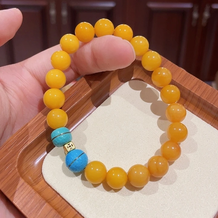 手链蜜蜡未镶嵌手串