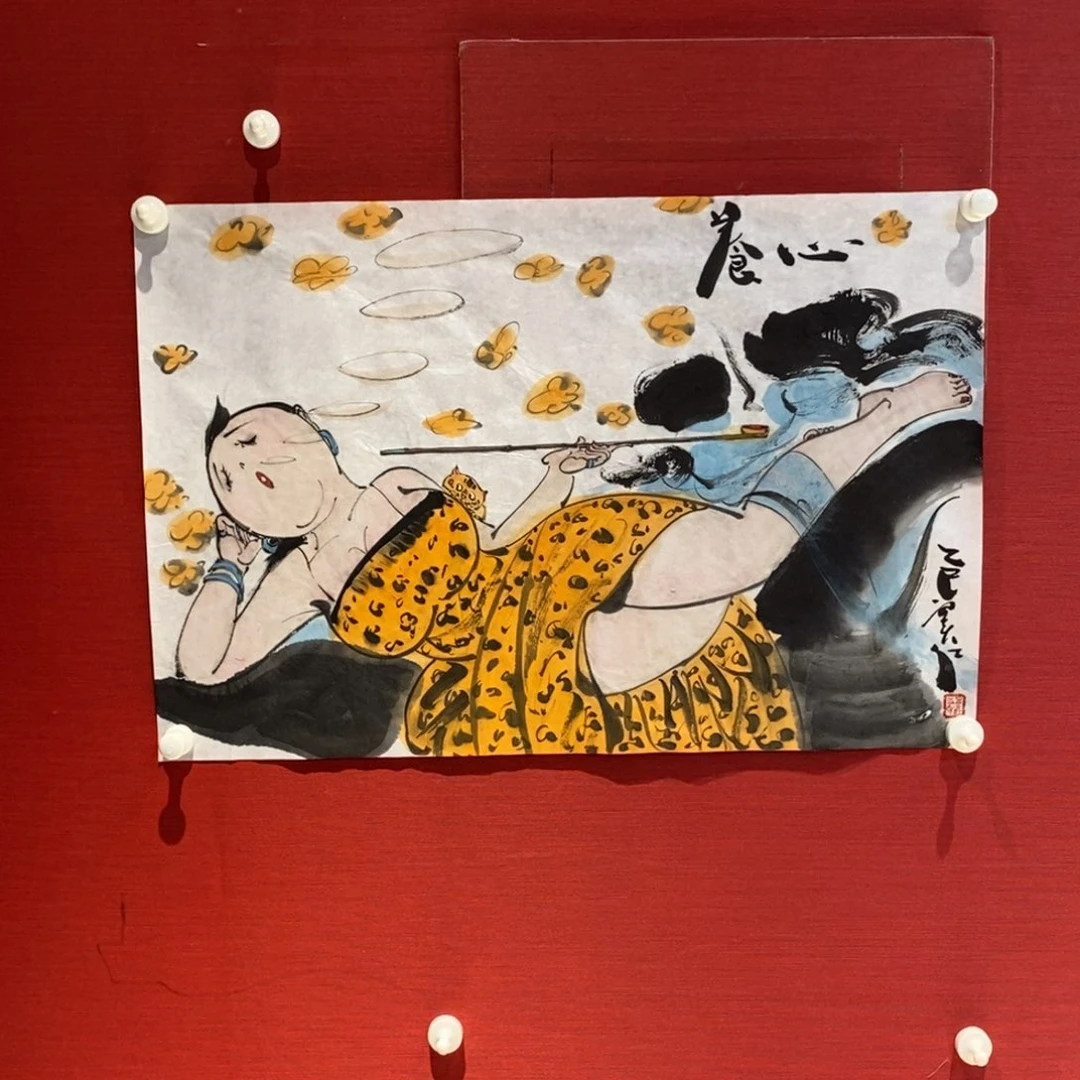 国画唯美青衣·小胖妞系列开创者窦红