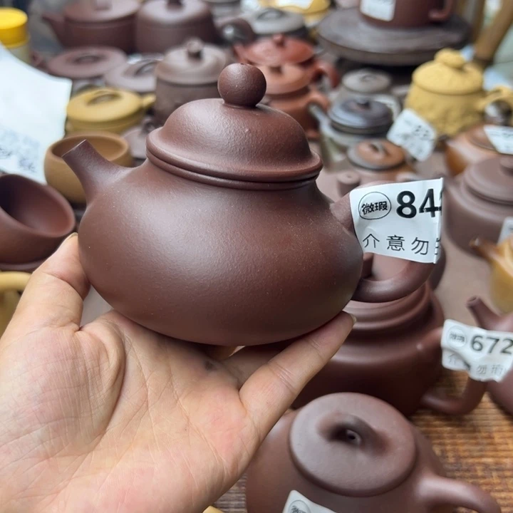 茶壶紫砂紫泥瑕疵270